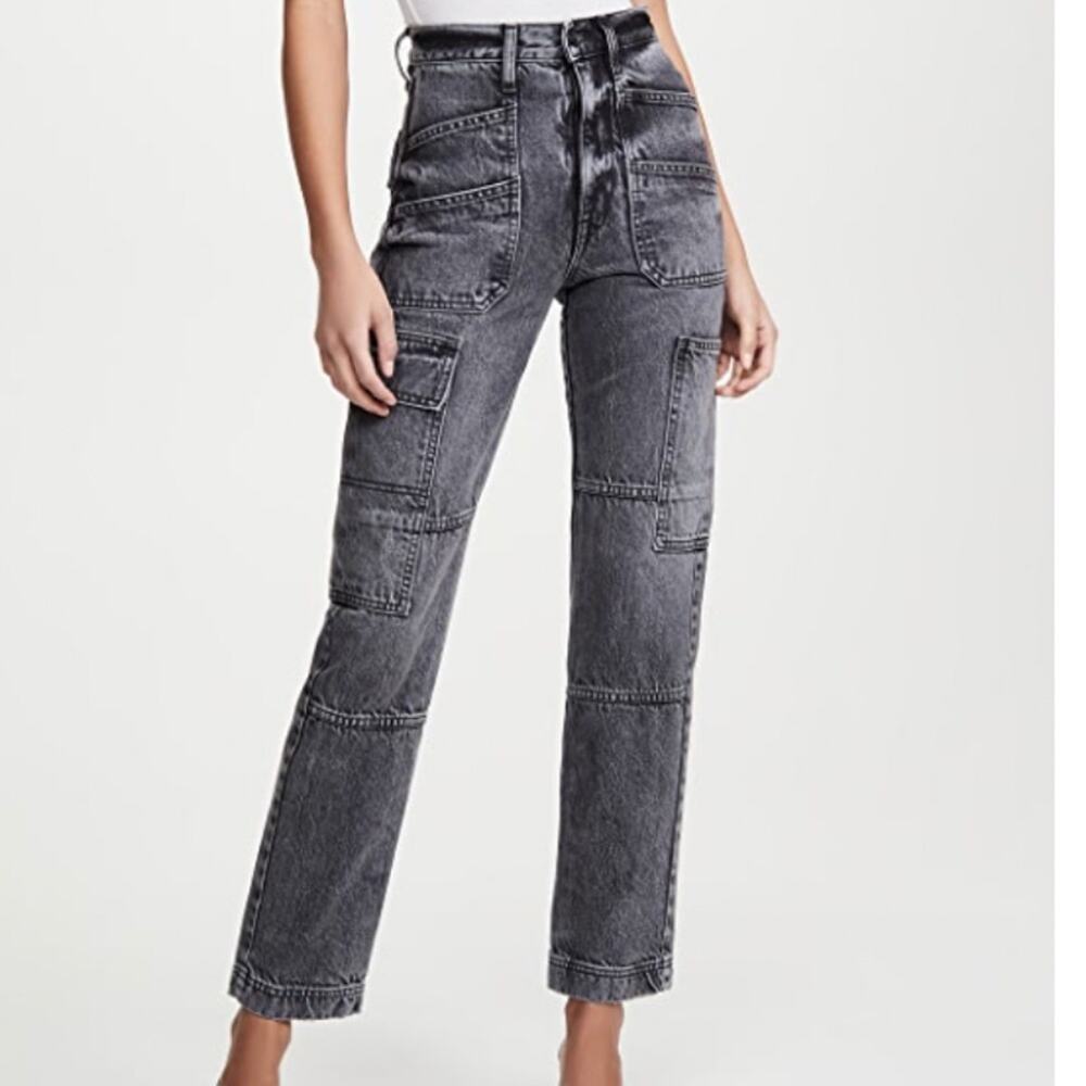 SLVRLAKE Cargo Straight Leg Jeans NEW NWT 30